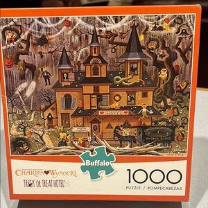 Buffalo Charles Wysocki Trick or Treat Hotel Puzzle